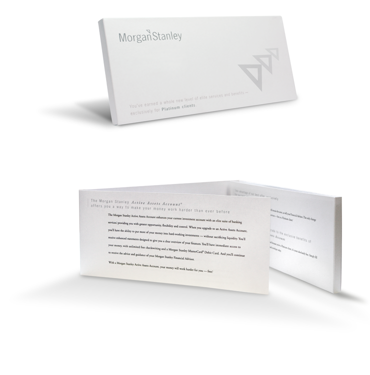Morgan Stanley <br> Direct Mail <br> Package